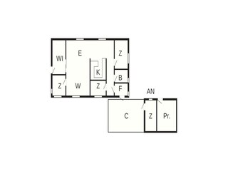 Maison de vacances Vaeggerløse Plan d'étage 41
