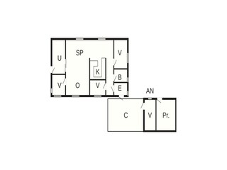 Maison de vacances Vaeggerløse Plan d'étage 42