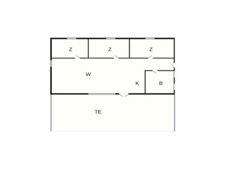 Maison de vacances Snogebæk Plan d'étage 20