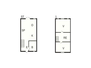 Appartamento Als Pianta del piano 44