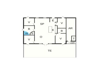 Casa de vacaciones Dannemare Plano de planta 16