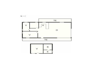 Vakantiehuis Hals Grondplan 41