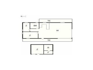 Ferienhaus Hals Grundriss 15