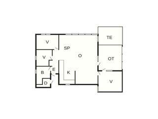 Holiday house Skaven Strand Floor Plan 3