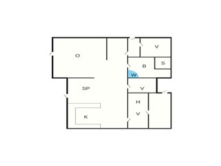 Casa per le vacanze Ebeltoft Pianta del piano 40