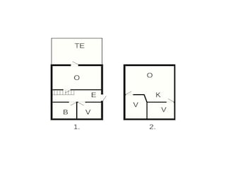 Vakantiehuis Auklandshamn Grondplan 56