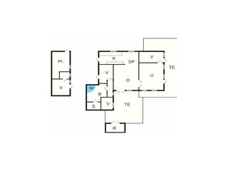 Casa de vacaciones Høll Plano de planta 34