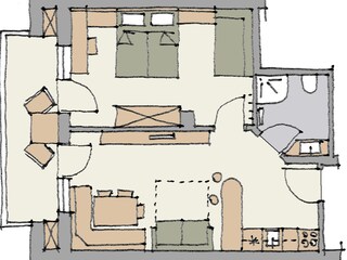 Apartamento de vacaciones St. Ulrich in Gröden Plano de planta 41