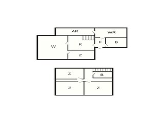 Maison de vacances Thyborøn Plan d'étage 34