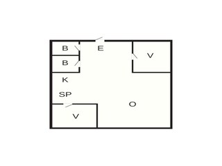 Casa de vacaciones Lønstrup Plano de planta 39