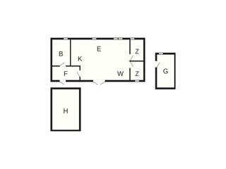 Casa per le vacanze Løkken Pianta del piano 3