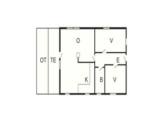 Vakantiehuis Kongsmark Grondplan 30