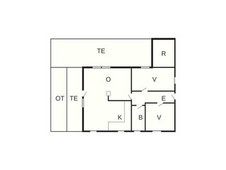 Casa de vacaciones Kongsmark Plano de planta 3