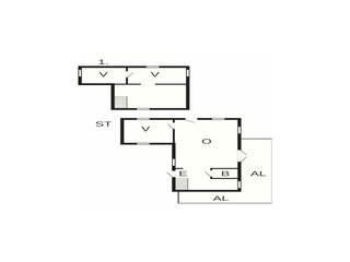 Vakantiehuis Backaryd Grondplan 26