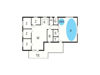 Ferienhaus Harboøre Grundriss 5