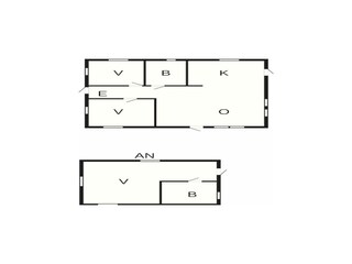 Vakantiehuis Degeberga Grondplan 5