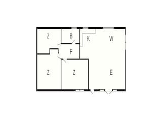 Casa de vacaciones Kirke Hyllinge Plano de planta 6