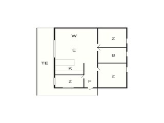Vakantiehuis Truust Grondplan 2