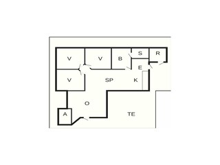 Maison de vacances Nørre Nebel Plan d'étage 2