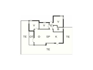 Casa de vacaciones Nordborg Plano de planta 45