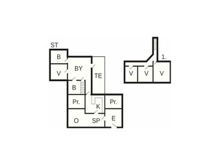 Vakantiehuis Bredebro Grondplan 30