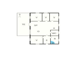 Maison de vacances Frøstrup Plan d'étage 22