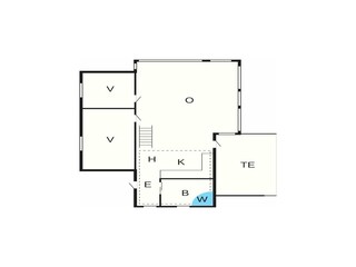 Casa de vacaciones Hovborg Plano de planta 43