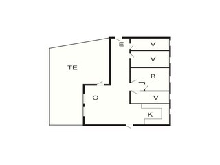 Casa per le vacanze Høll Pianta del piano 3