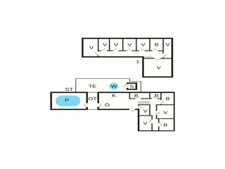 Casa de vacaciones Havneby Plano de planta 2