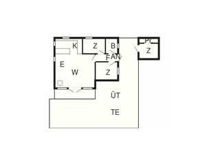 Casa de vacaciones Aalbæk Plano de planta 4