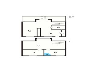 Vakantiehuis Juelsminde Grondplan 10