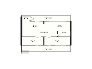 Appartement Bogense Grondplan 41