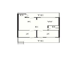 Appartement Bogense Plan d'étage 42