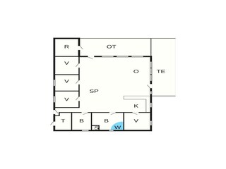 Casa de vacaciones Hals Plano de planta 26