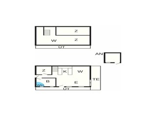 Vakantiehuis Aarhus Grondplan 2
