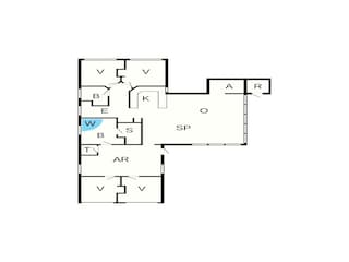 Holiday house Løkken Floor Plan 43