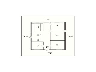 Casa de vacaciones Løkken Plano de planta 3