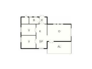 Vakantiehuis Lysekil Grondplan 6