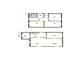 Vakantiehuis Norwegen Grondplan 13