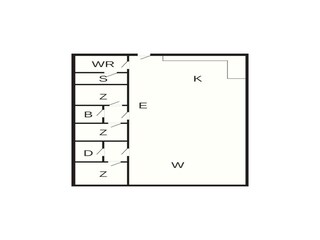 Vakantiehuis Hvalpsund Grondplan 6