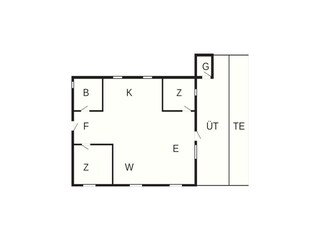 Casa de vacaciones Læsø Plano de planta 7