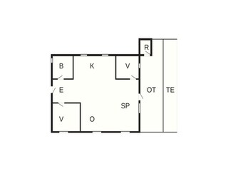 Casa de vacaciones Læsø Plano de planta 8
