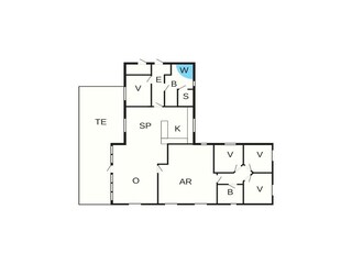 Vakantiehuis Olpenitz Grondplan 22