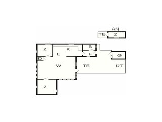 Casa de vacaciones Dannemare Plano de planta 2