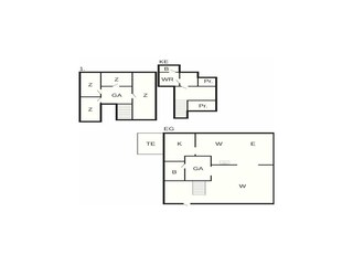 Maison de vacances Thyborøn Plan d'étage 45