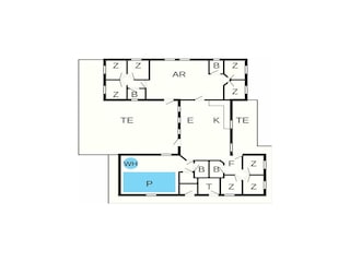 Maison de vacances Grenaa Plan d'étage 42