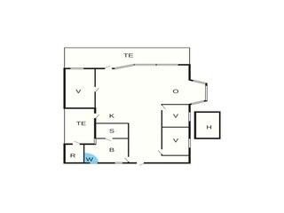 Vakantiehuis Bratten Strand Grondplan 27
