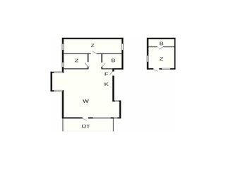 Vakantiehuis Frederikshavn Grondplan 51