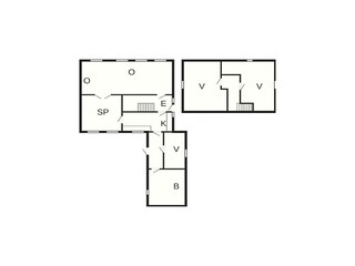 Vakantiehuis Marstal Grondplan 23