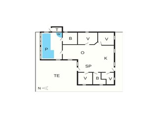 Casa de vacaciones Handbjerg Plano de planta 31